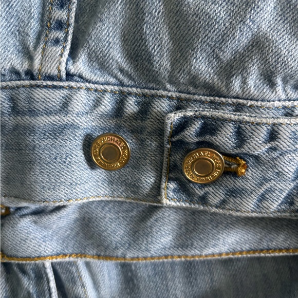 Michael Kors Light Wash Denim Jacket size Small - Picture 9 of 10